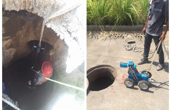 管網(wǎng)檢測(cè)機(jī)器人投入使用，以科技助力公路施工